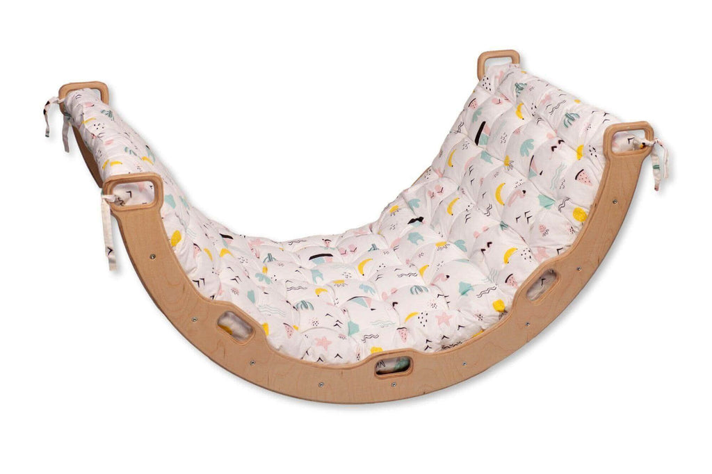 Climbing Arch with Flamingo Pillow | Montessori Play Set-2