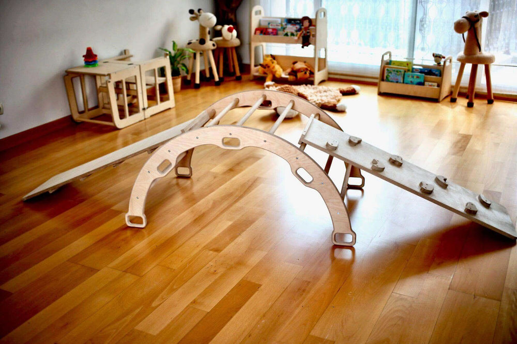 Montessori Toys Discover the Benefits of Climbing Arches and Ramps-0