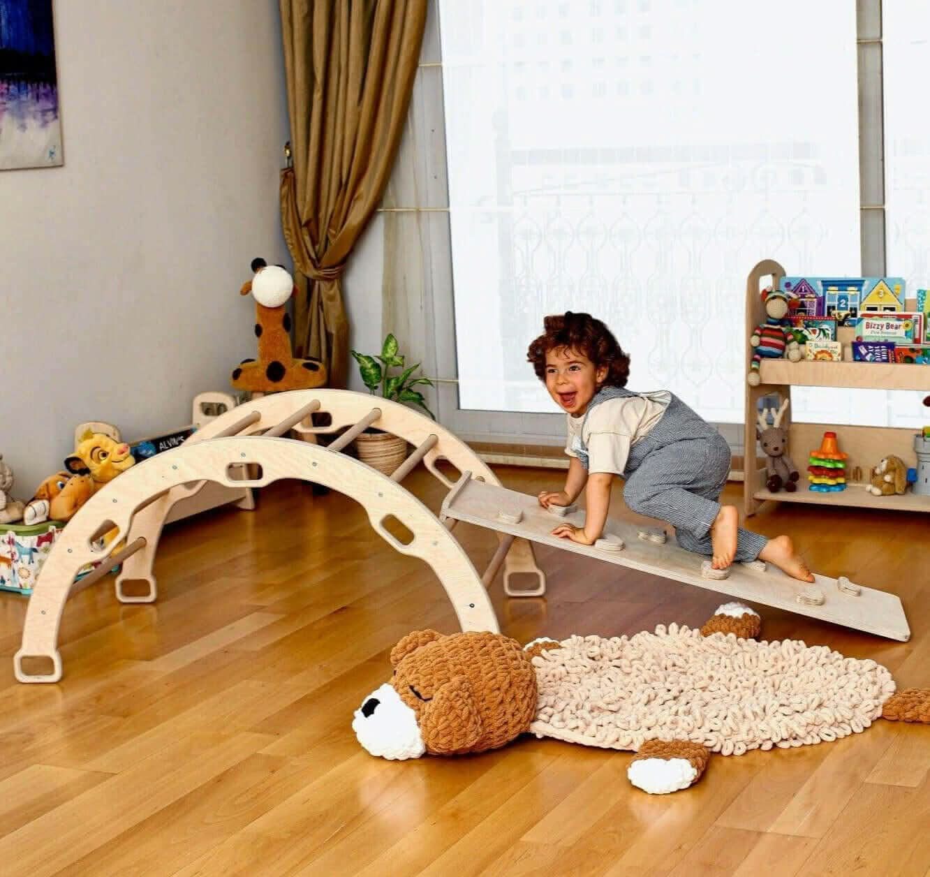 Montessori Toys Discover the Benefits of Climbing Arches and Ramps-3
